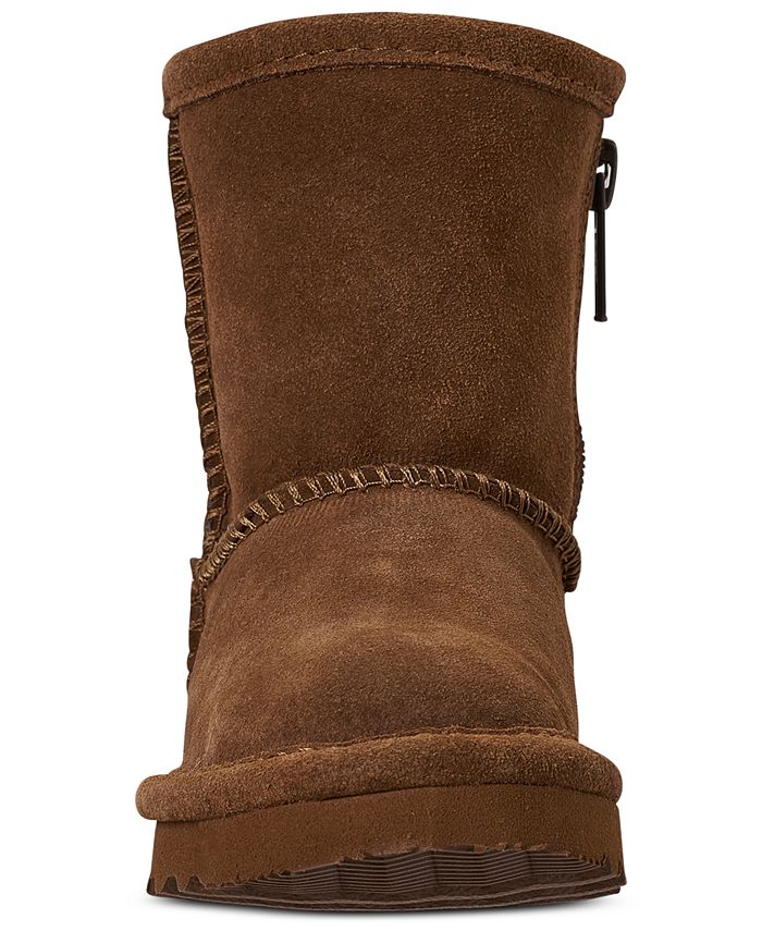 BEARPAW Toddler Girls Elle Zipper Casual Boots from Finish Line
