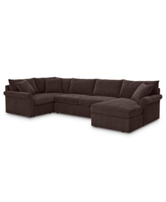 Furniture CLOSEOUT! Wedport Fabric Sectional Sofa Collection