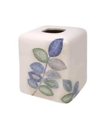 Croscill - Mosaic Leaves Spa Tissue Cover