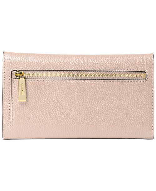 Michael Kors Pebble Leather Trifold Wallet & Reviews - Handbags ...