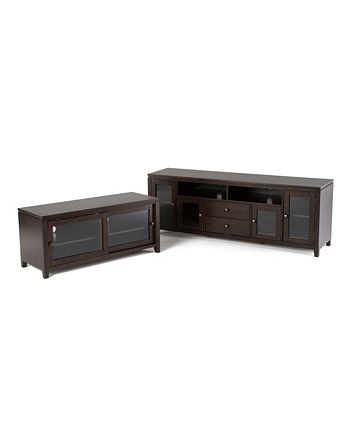 Simpli home cosmopolitan tv stand store