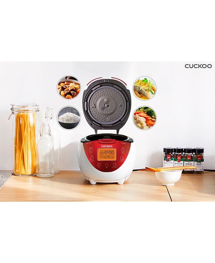 CUCKOO CR-0655F, 6-Cup (Uncooked) Micom Rice Cooker, 12 Menu Options:  White Rice, Brown Rice & More, Nonstick Inner Pot, Designed in Korea