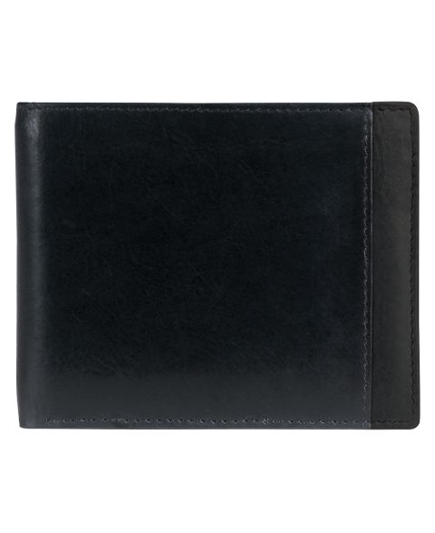 Mancini Casablanca Collection Men's RFID Secure Center Billfold with Removable Center Wing Passcase