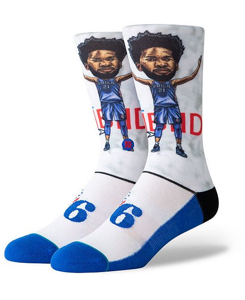 Stance Big Boys Joel Embiid Philadelphia 76ers Big Head Crew Socks & Reviews - Sports Fan Shop ...