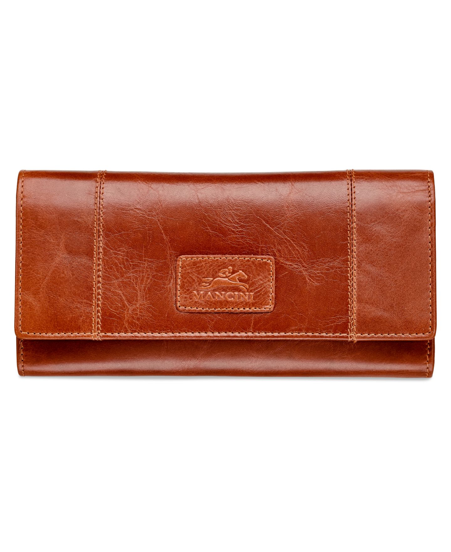 Женский кошелёк Mancini Casablanca Collection RFID Secure Ladies Trifold Wing Wallet, цвет: Чёрный — фото 9