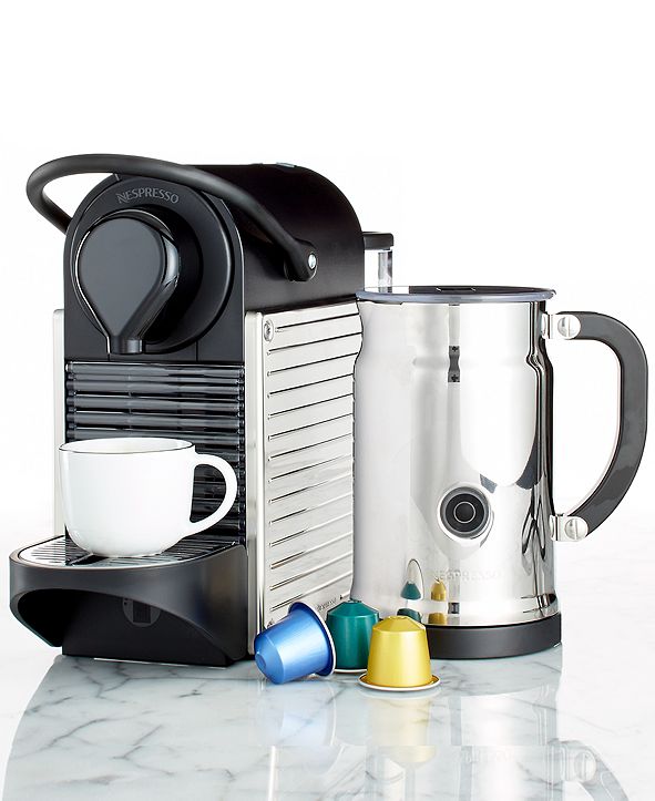 Nespresso C60/D60 Espresso Maker, Pixie Bundle & Reviews Coffee