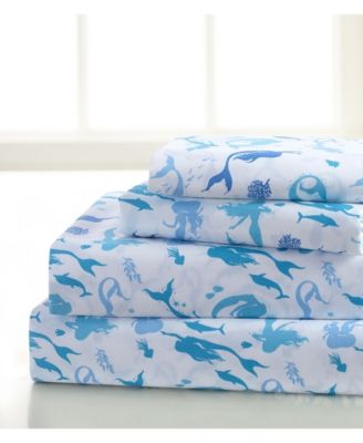 Universal Home Fashions - SEASIDE RESORT Mermaid Dance Queen Sheet Set