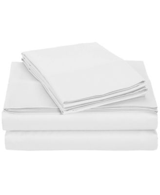 University Solid Microfiber 6-Pc. Sheet Set, Twin XL