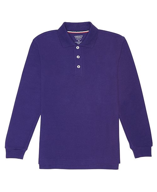 French Toast Big Boys Long Sleeve Pique Polo Shirt Reviews