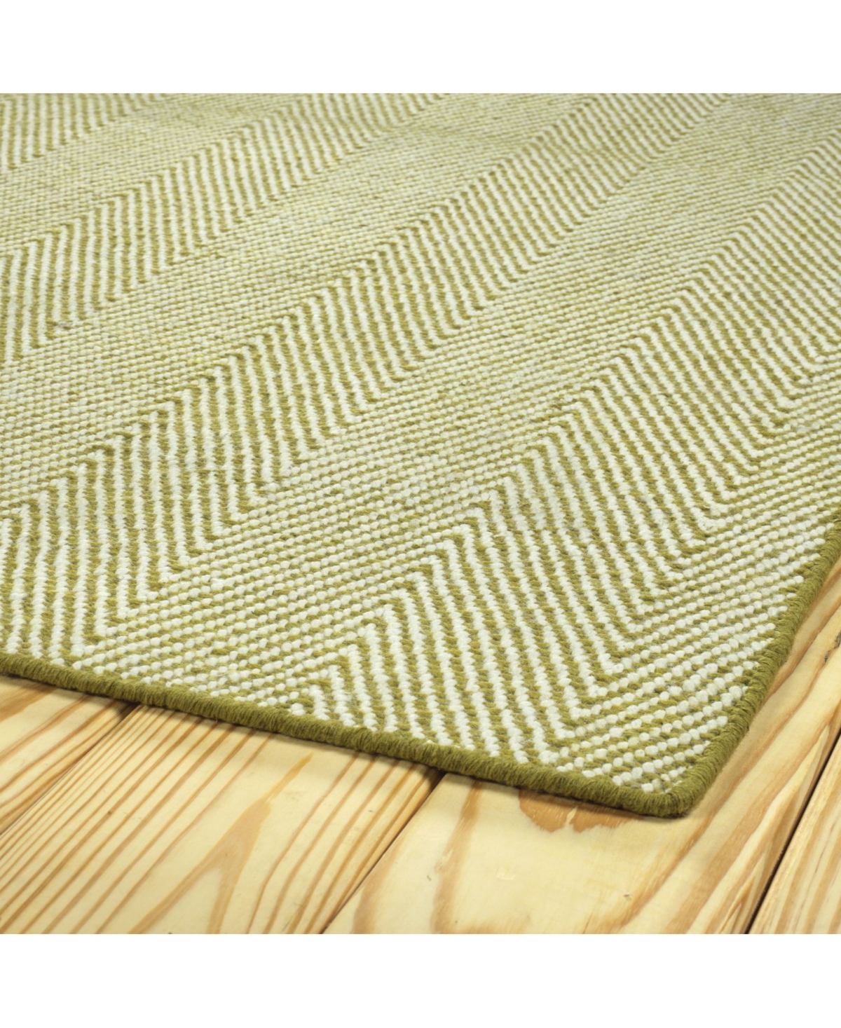 Kaleen Ziggy ZIG01-70Runner Rug - Wasabi
