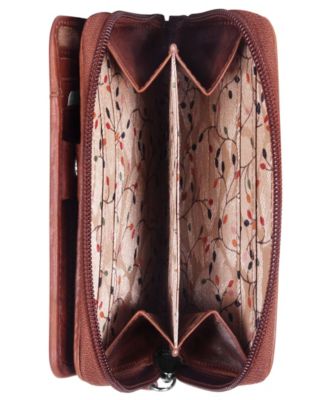 Casablanca Collection RFID Secure Small Clutch Wallet