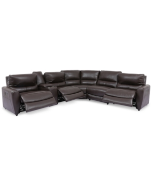 Pc Leather Sectional Sofa, Danvors 7 Pc Leather Sectional Sofa