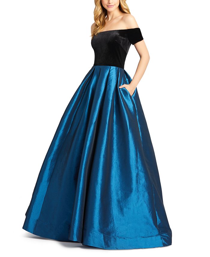 Mac duggal best sale off the shoulder