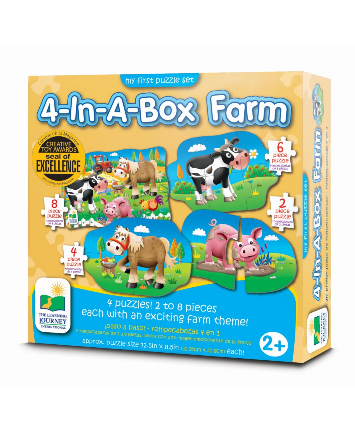 Shop The Learning Journey My First Puzzle Sets 4 In A Box Puzzles- Farm In Multi