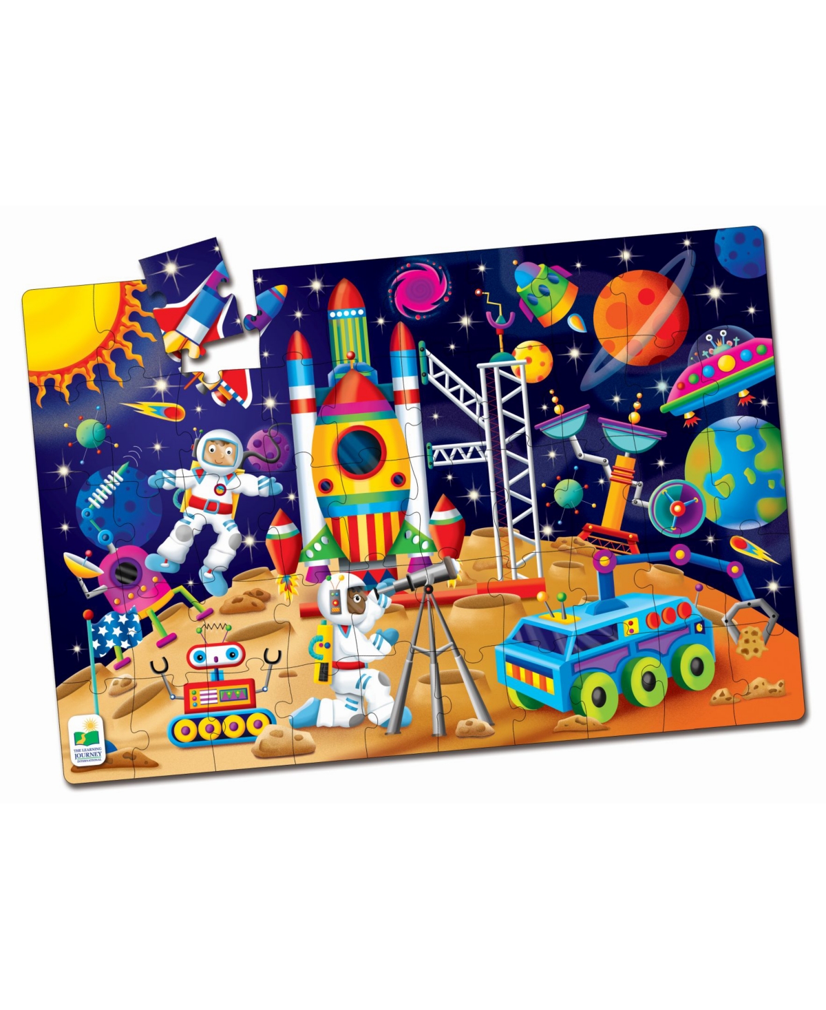 The Learning Journey Kids' Jumbo Floor Puzzles- Out In Space In Multi