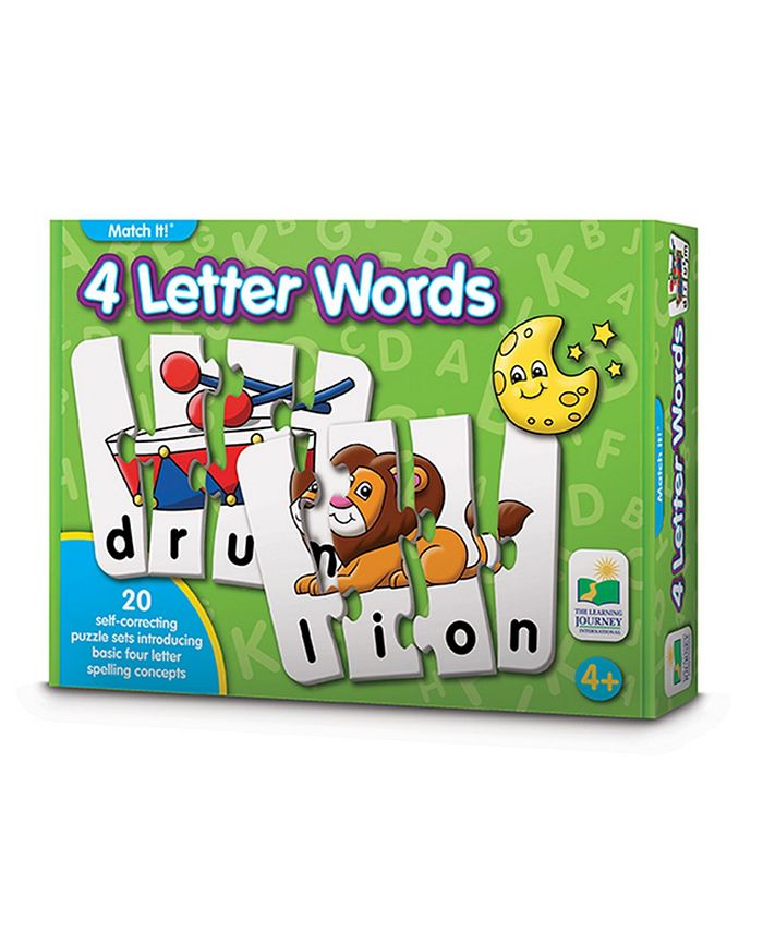 The Learning Journey Match It 4 Letter Words Macy's