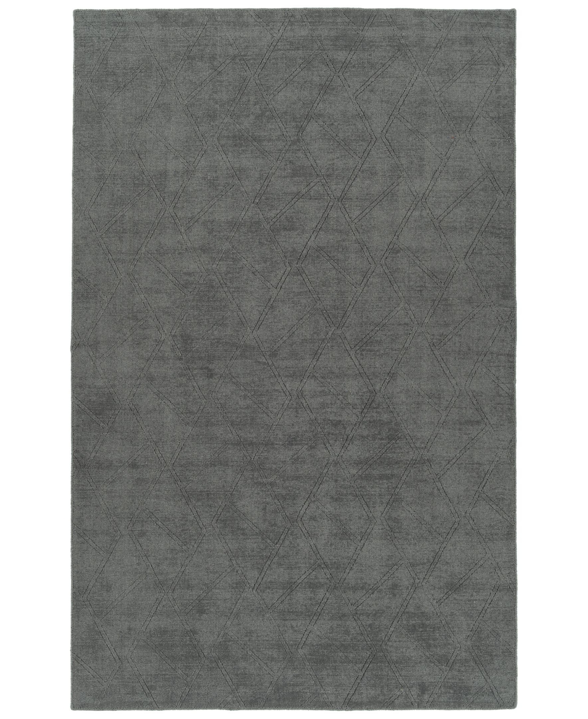 Kaleen Minkah MKH04-38 Charcoal 5' x 7' Outdoor Area Rug - Charcoal