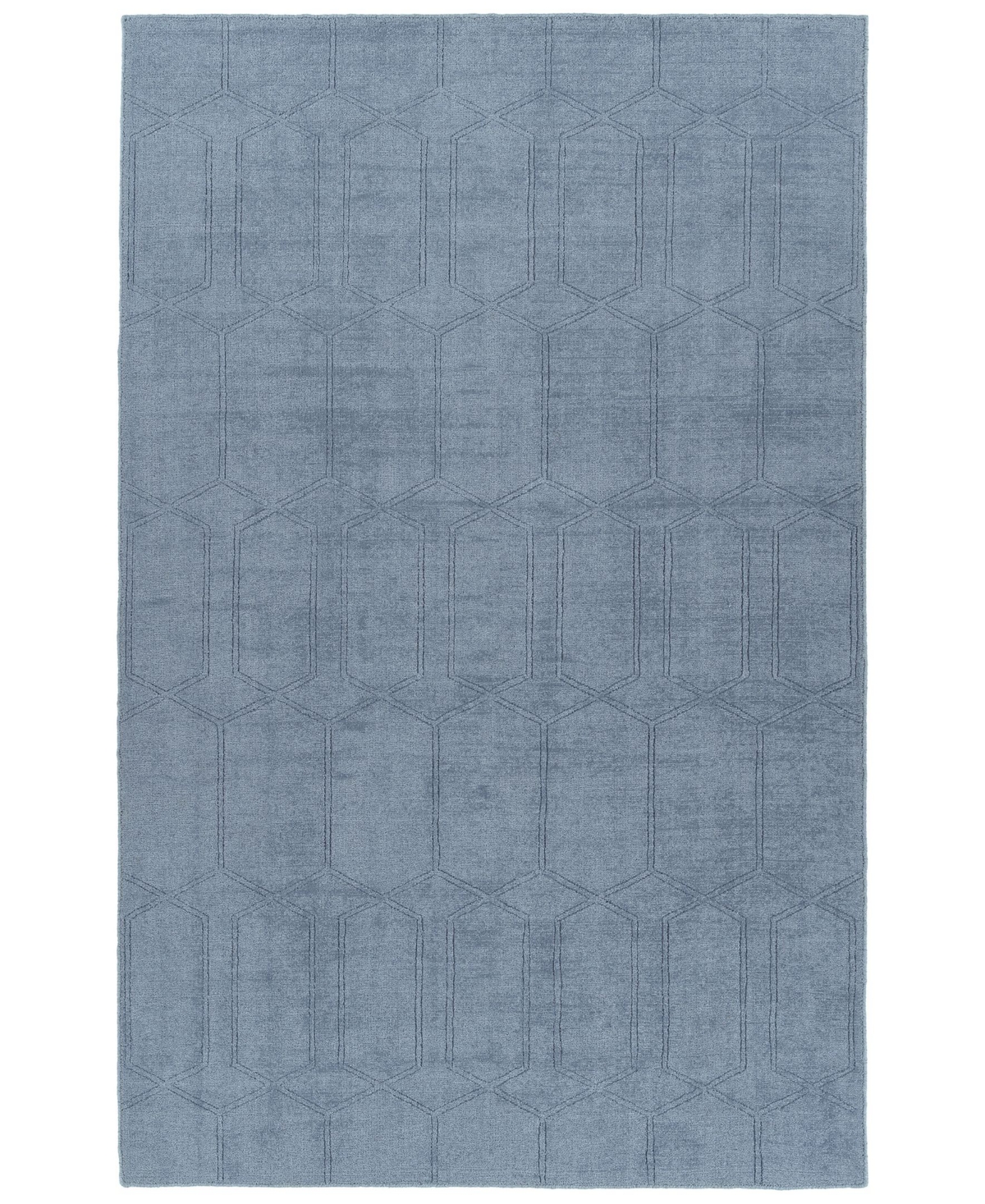 Kaleen Minkah MKH03-17 Blue 7'6in x 9' Outdoor Area Rug - Blue