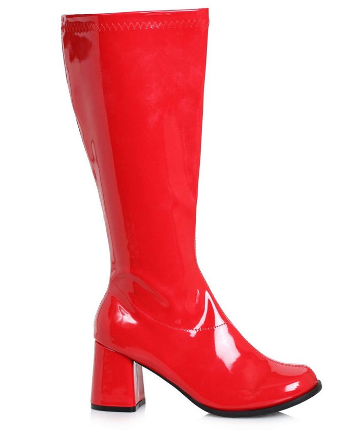 White gogo boots wide calf on sale