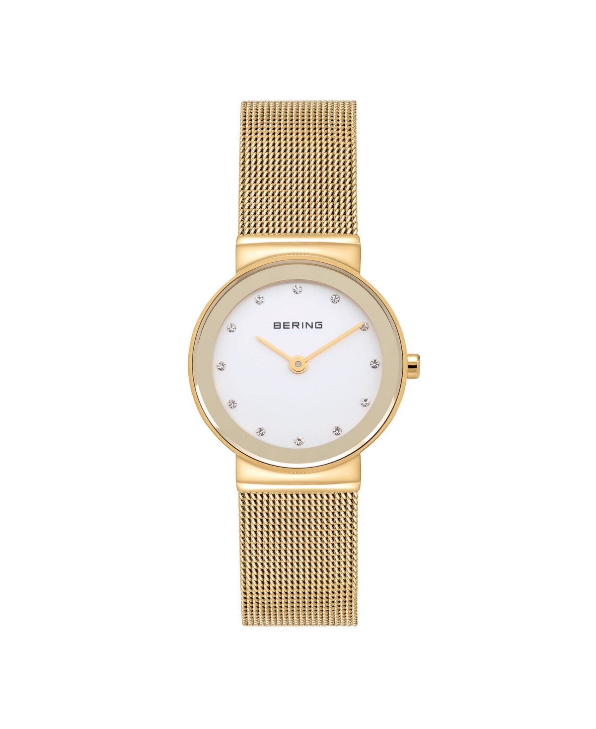 Women's Crystal Gold-Tone Stainless Steel Mesh Bracelet Watch 26mm - Gold