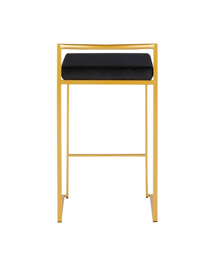 Lumisource Fuji Gold Counter Stool, Set of 2 Macy's