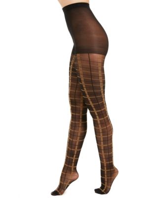 INC International Concepts - Women's Plaid Tights