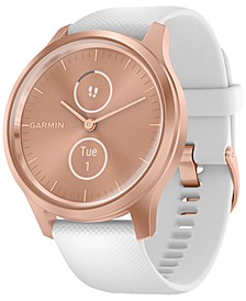 Unisex Vivomove 3 Style Rose Gold Silicone Strap Smart Watch 24.1mm