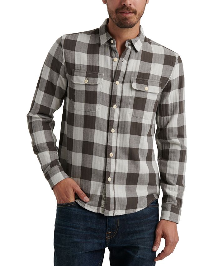 Lucky Brand Men's Buffalo Plaid Flannel Shirt - Macy's