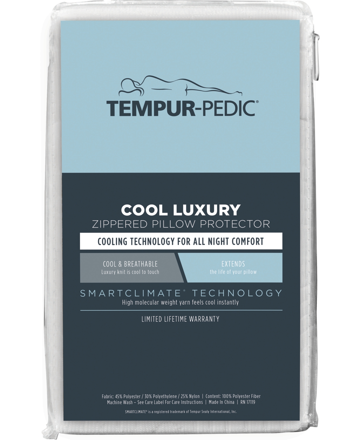10197153 Tempur-Pedic Cool Luxury Zippered Pillow Protector sku 10197153