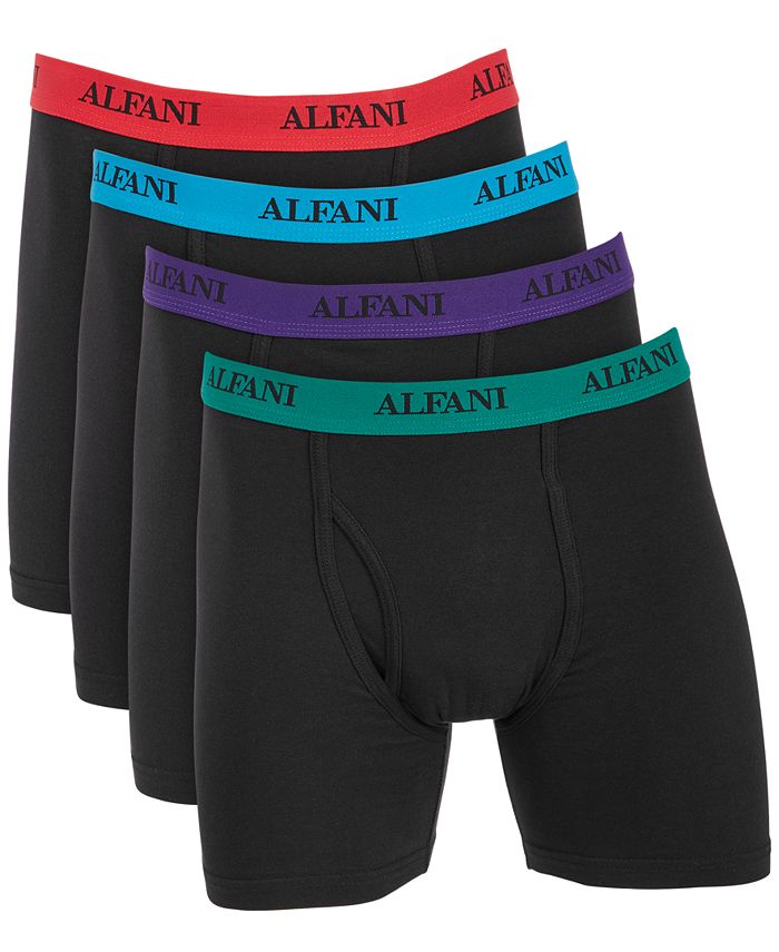 Alfani Men's 4Pk. Boxer Briefs, Created for Macy's Macy's