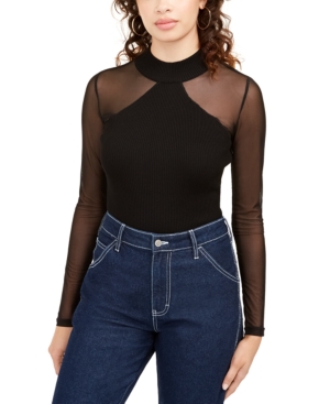 image of Almost Famous Juniors- Mock Neck Top