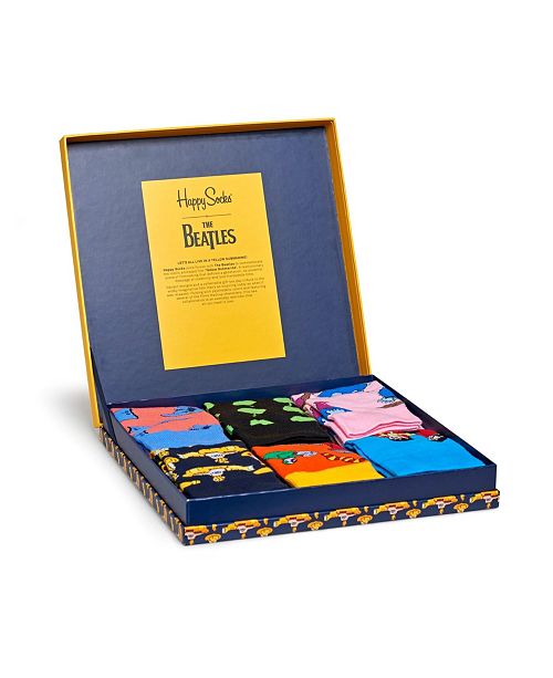 Happy Socks Beatles Collector 6 Pack Sock Reviews Underwear Socks Men Macy S