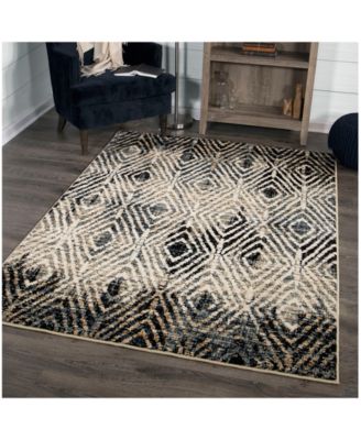 CLOSEOUT! Orian Adagio Tribal Throne Off White 5'1" x 7'6" Area Rug