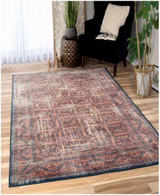 Orian Rugs Closeout Palmetto Living Alexandria Northern Mashad Thatch Red Rug In Red