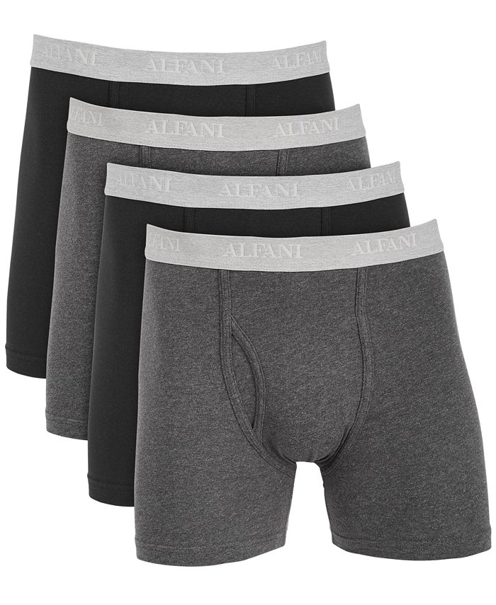 Alfani Men's 4Pk. Boxer Briefs, Created for Macy's Macy's