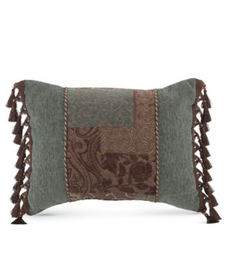 Croscill - Galleria Brown 20" x 15" Boudoir Decorative Pillow
