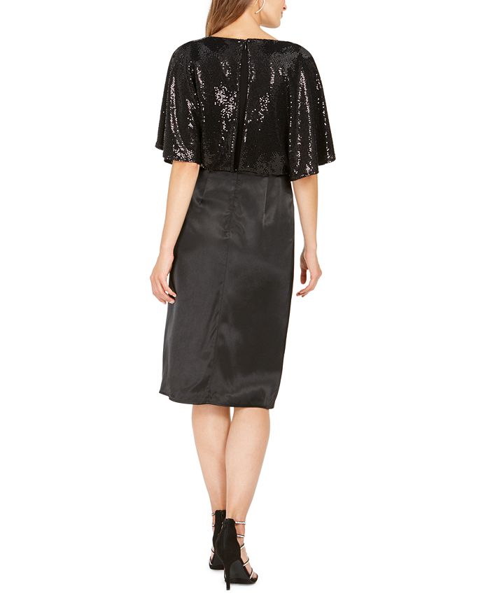28th And Park Sequined Draped Blouson Dress Created For Macys And Reviews