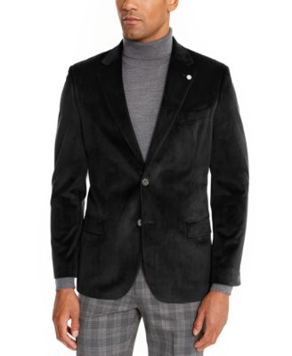 black suede sport coat
