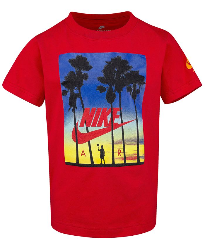 Nike Little Boys Sunset-Print Cotton T-Shirt - Macy's