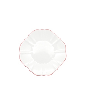 Twig New York Amelie Roseate Rim 6.5" Bread Plate In White