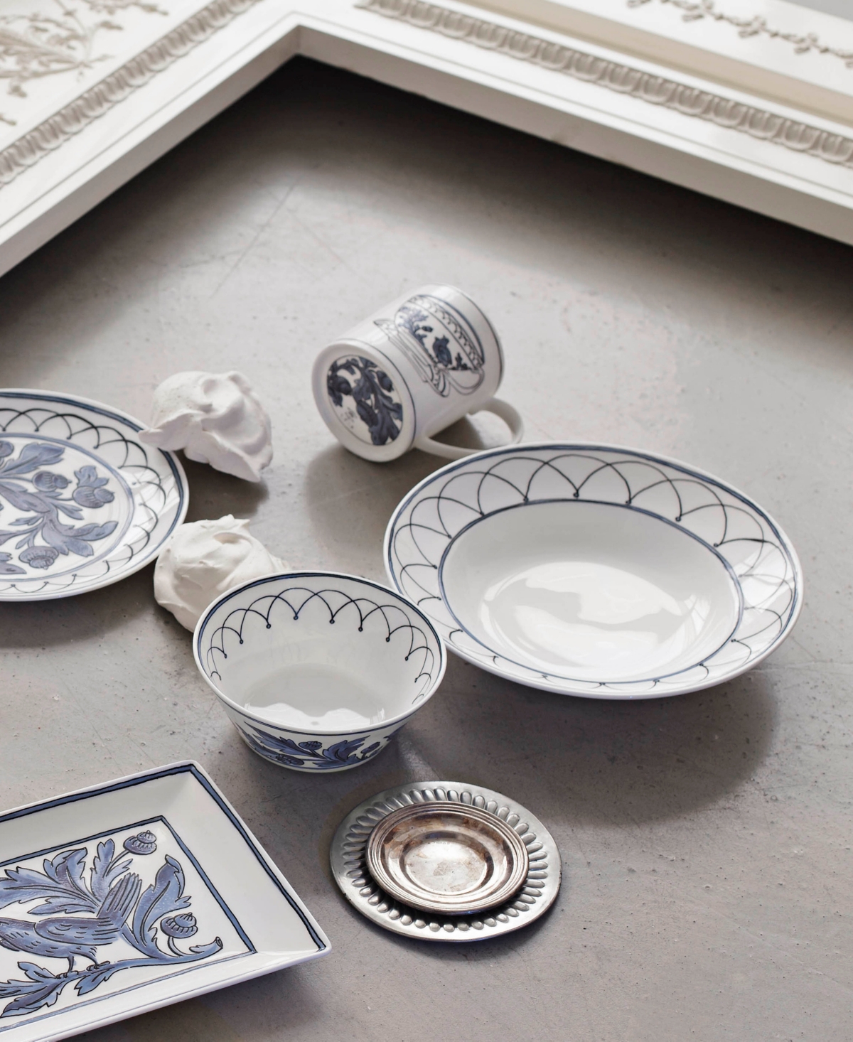 Twig New York Blue Bird Cereal Soup Bowl