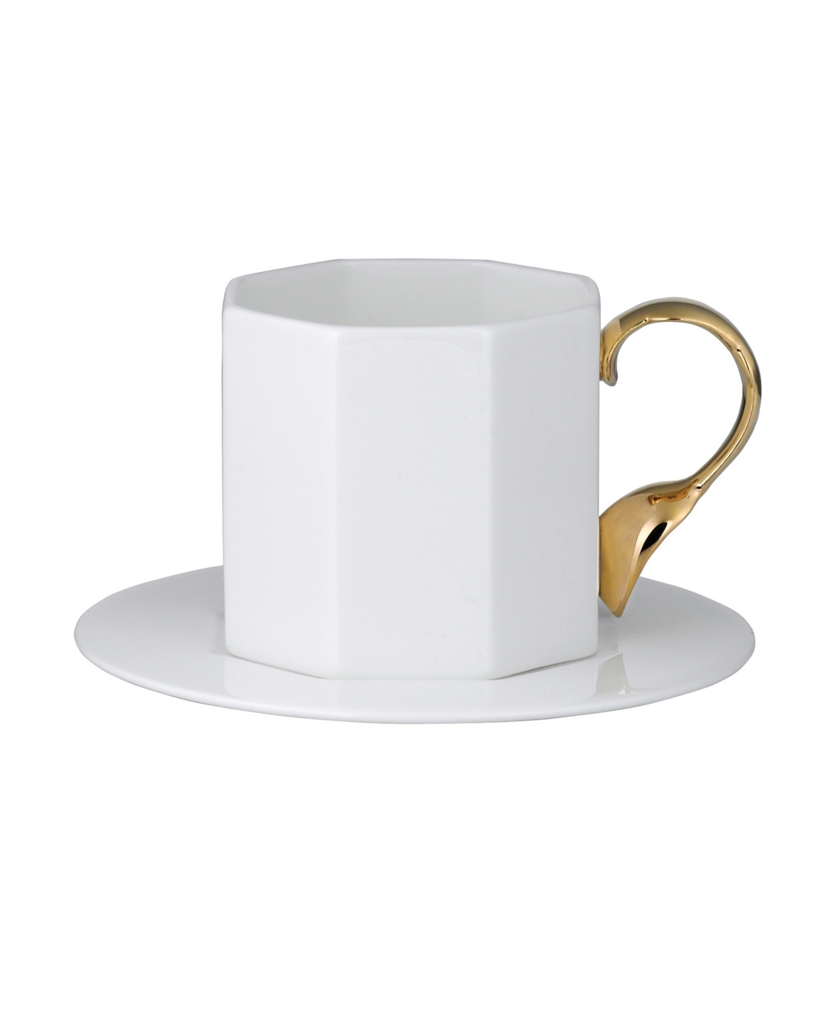 Twig New York Cutlery Cup Saucer In White