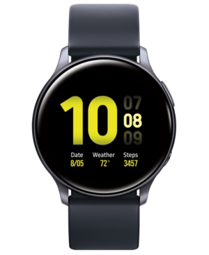 image of Samsung Galaxy Active 2 Black Silicone Strap Touchscreen Smart Watch 40mm