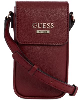 guess maroon bag