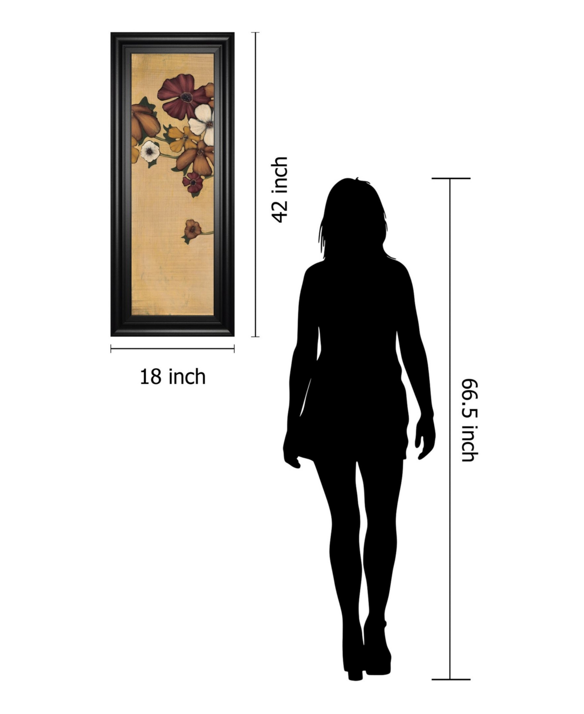 Classy Art Wandering Bouquet by Maja Framed Print Wall Art - 18