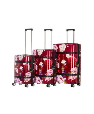 triforce floral luggage