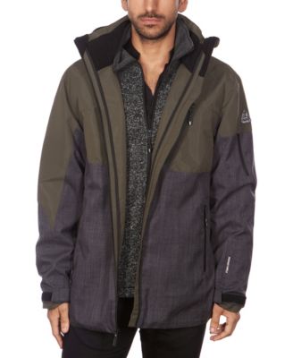 fleece system hooded bomber jacket