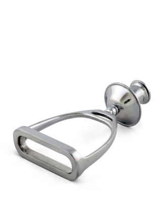 Candlestick Equestrian Horse Stirrup - Cast Aluminum Hand Polished
