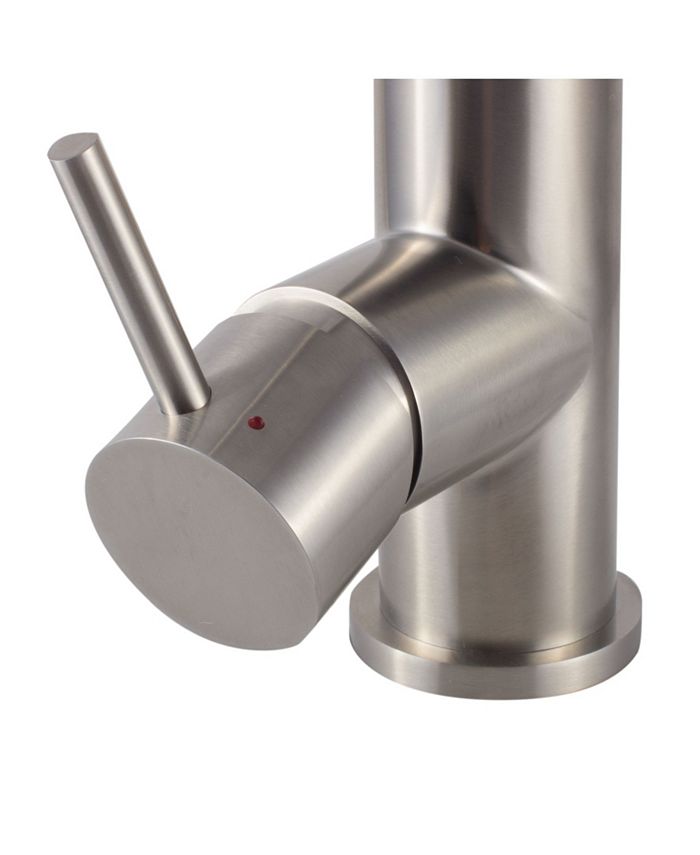 ALFI brand Solid Stainless Steel Commercial Spring Kitchen Faucet with