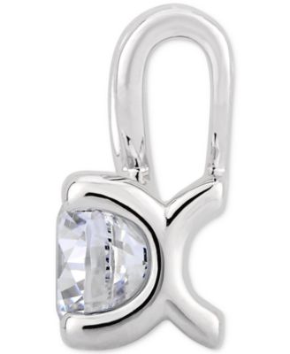 GIA Certified Diamond Solitaire 18" Pendant Necklace (1 ct. t.w.) in 14k White Gold